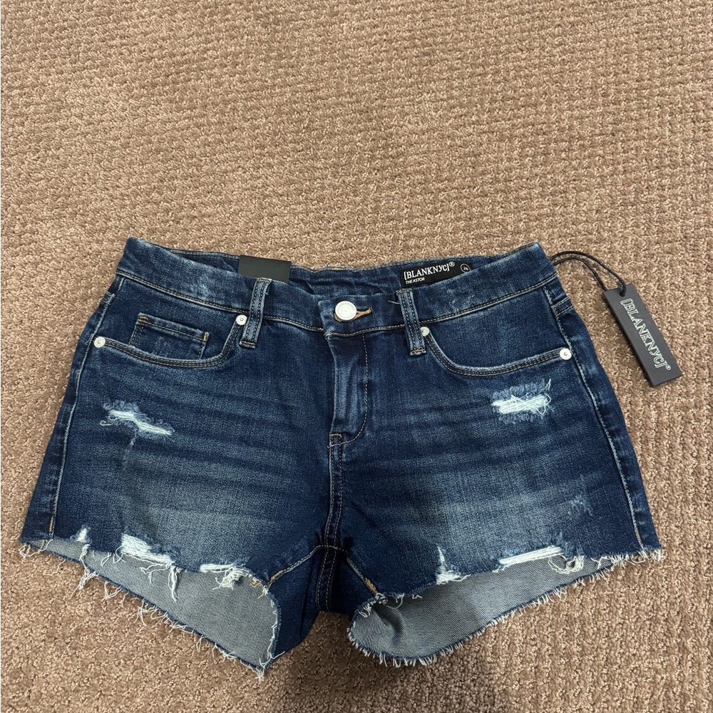 Blank NYC Women's Blue Denim Shorts